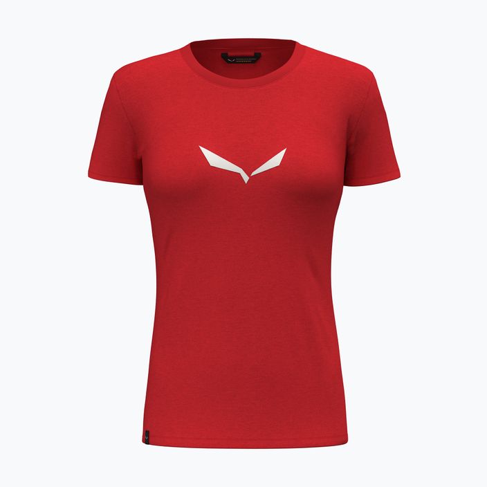 Damen Salewa Solid Dry Flamme neues Logo-T-Shirt