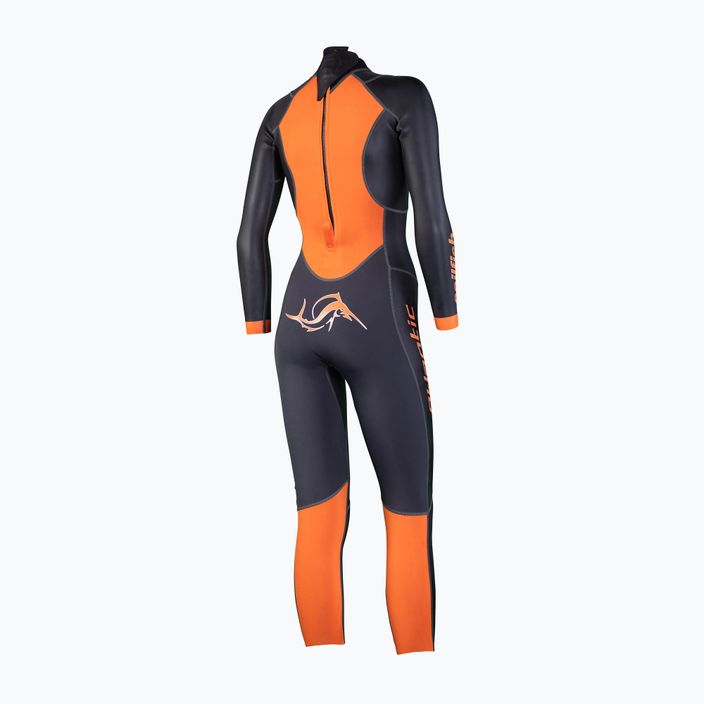 Damen Triathlon Neoprenanzug sailfish Atlantic 2 schwarz/orange 2