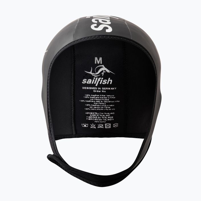 Segelfisch Silikon Badekappe schwarz NEOPRENE CAP 5