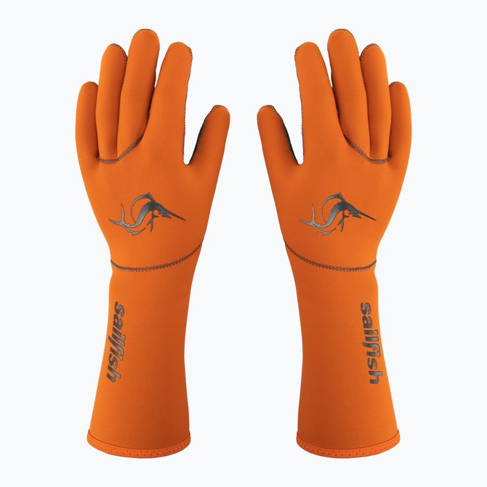 Segelfisch Neopren Handschuhe Orange 3