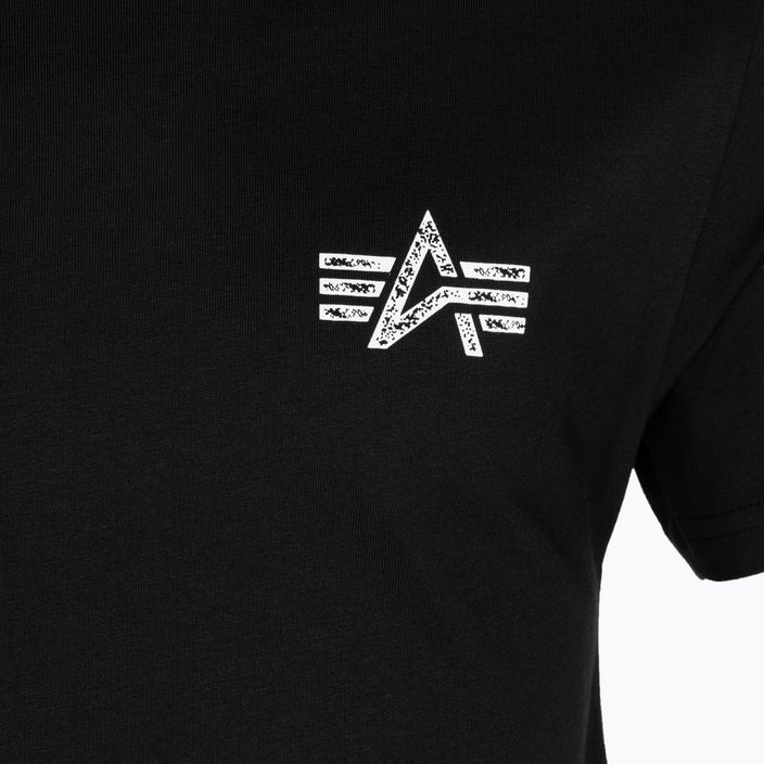 Alpha Industries Herren Signature BP T Shirt schwarz 3