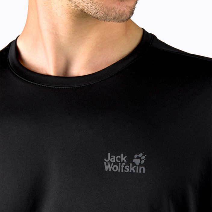 Jack Wolfskin Tech Herren-Trekking-T-Shirt schwarz 1807071_6000 4