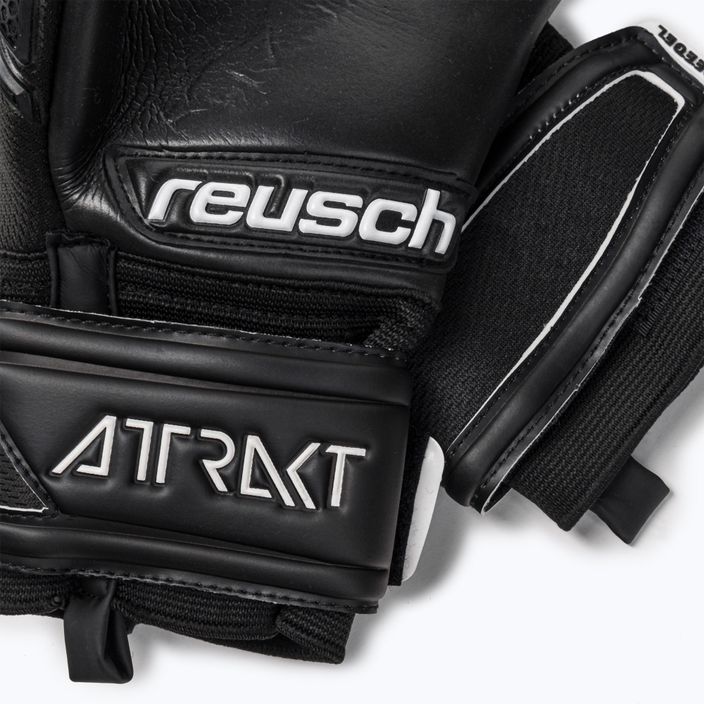 Reusch Attrakt Freegel Infinity Finger Support Torwarthandschuhe schwarz 5270730-7700 4