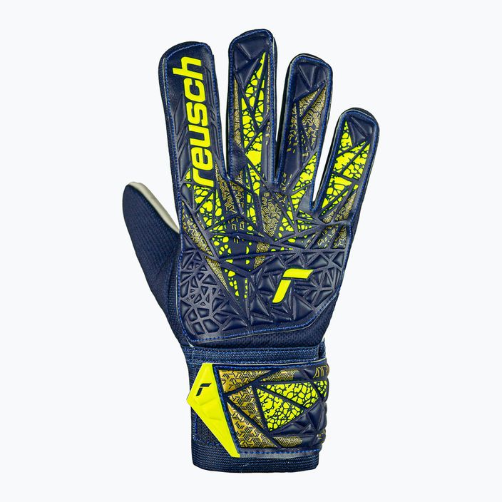 Torwarthandschuhe Reusch Attrakt Starter Solid premium blue/sfty yellow 2