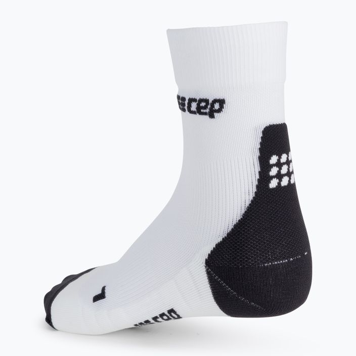 CEP Männer Kompression laufen kurze Socken 3.0 weiß WP5B8X2000 3