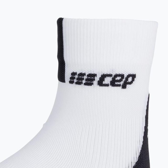 CEP Männer Kompression laufen kurze Socken 3.0 weiß WP5B8X2000 4