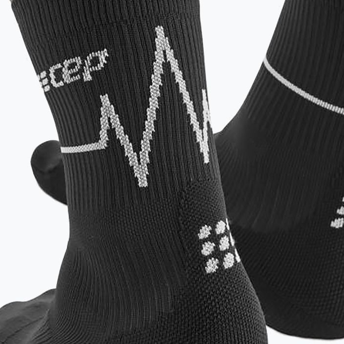 CEP Heartbeat Women's Short Compression Running Socken schwarz WP2CKC2 6