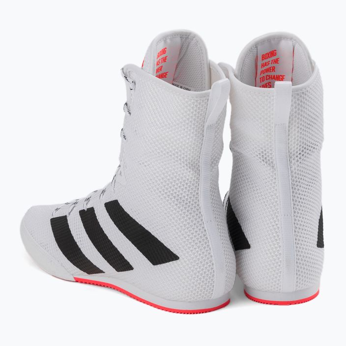 Boxen Schuhe adidas Box Hog 3 weiß und schwarz GV9975 3