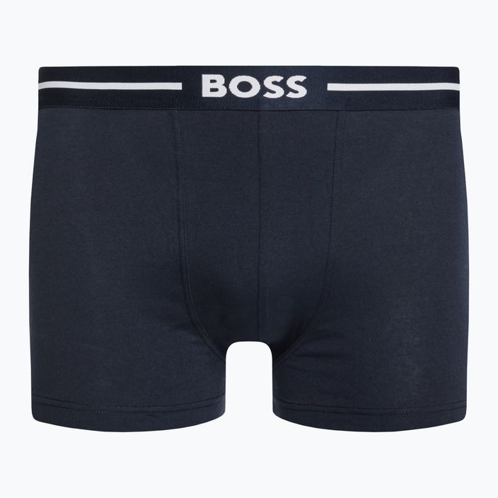 Hugo Boss Trunk Bold Design Herren Boxershorts 3 Paar blau/schwarz/grün 50490027-466 6