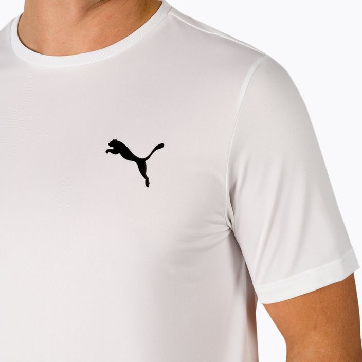 Herren Trainings-T-Shirt PUMA Active Small Logo weiß 586725 5