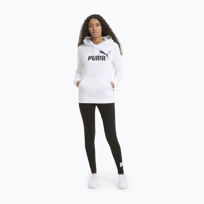 Damen Hoodie Sweatshirt PUMA Essentials Logo Hoodie TR puma white 2