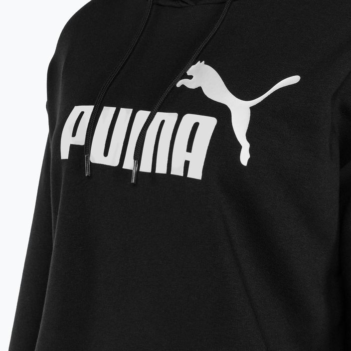 PUMA ESS Cropped Logo Hoodie TR puma Damen schwarz 3