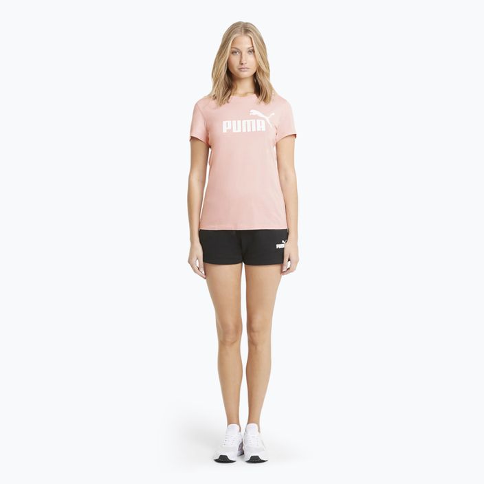 PUMA ESS Logo-T-Shirt für Frauen in Brautrosa 2