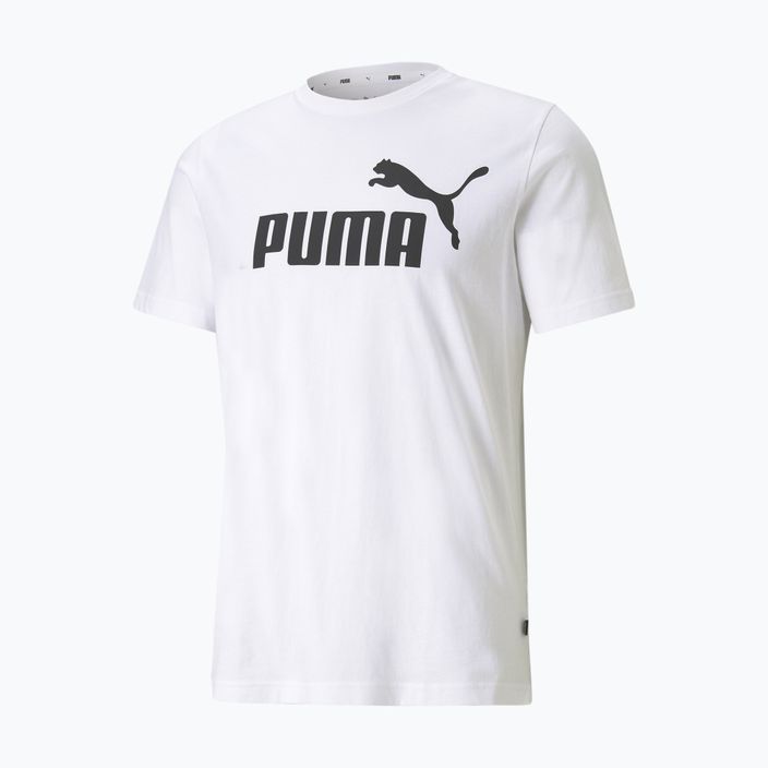 Herren PUMA Ess Logo Tee puma weiß