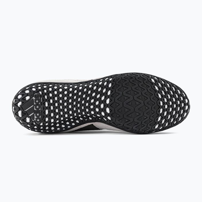adidas Mat Wizard 5 Boxen Schuhe schwarz und weiß FZ5381 5