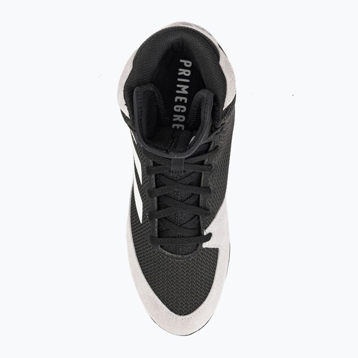 adidas Mat Wizard 5 Boxen Schuhe schwarz und weiß FZ5381 6