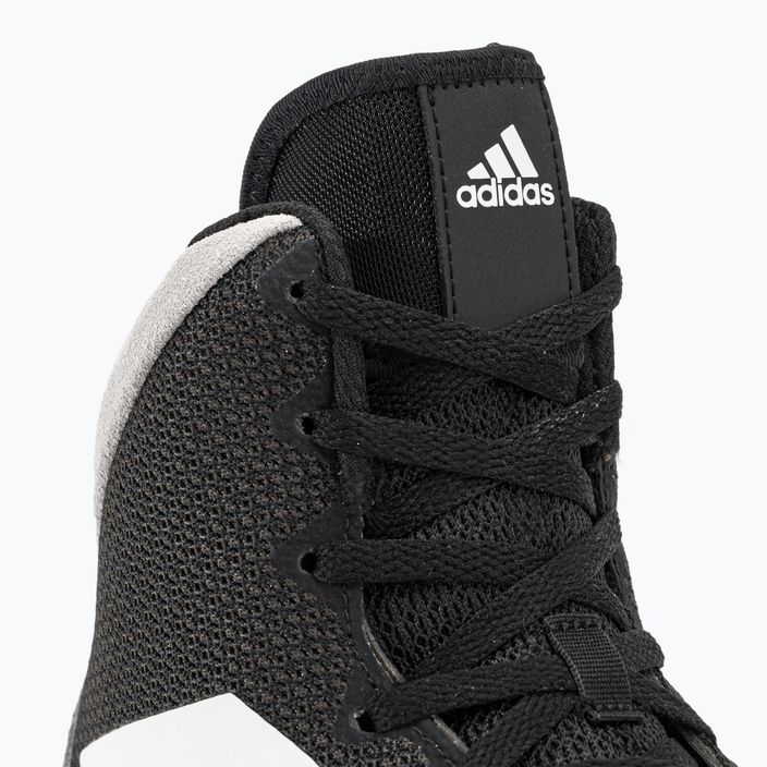 adidas Mat Wizard 5 Boxen Schuhe schwarz und weiß FZ5381 8