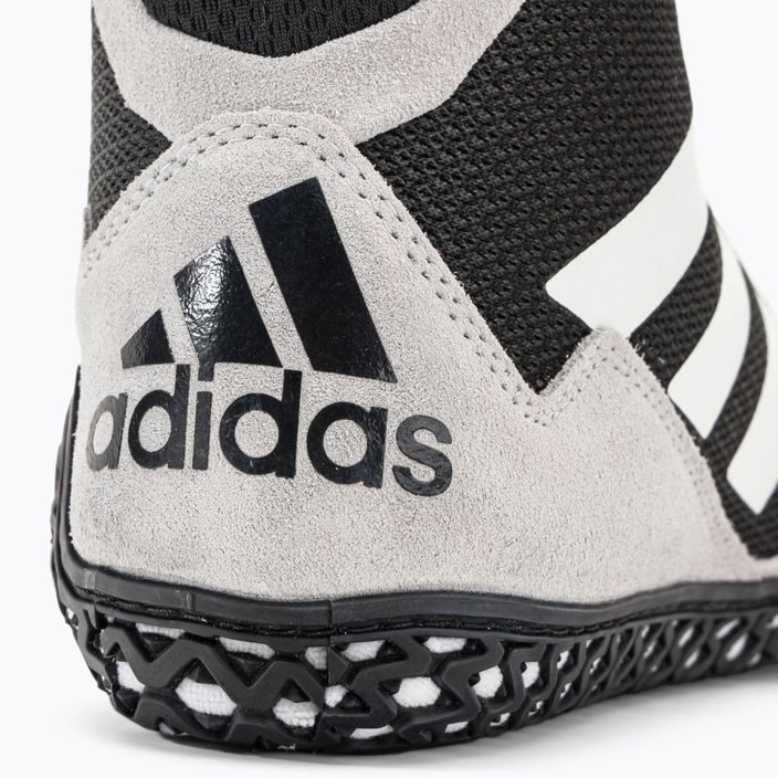 adidas Mat Wizard 5 Boxen Schuhe schwarz und weiß FZ5381 9