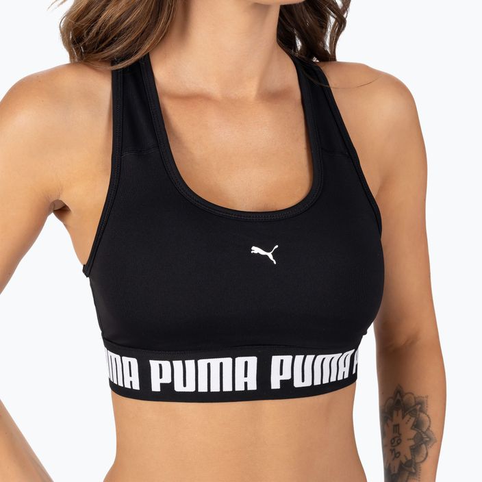 PUMA Mid Impact Puma Strong PM Fitness-BH schwarz 521599 01 4