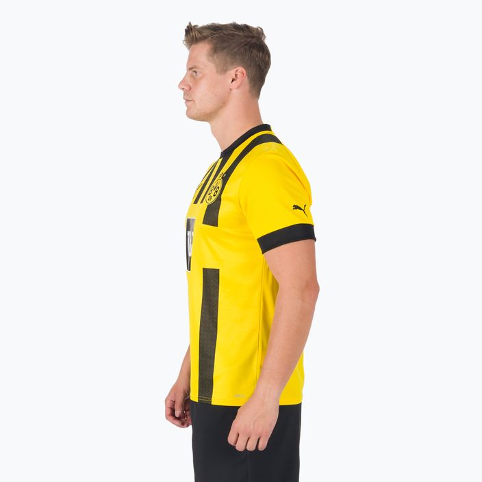 Fußballtrikot Herren PUMA Bvb Home Jersey Replica Sponsor gelb-schwarz 765883 3