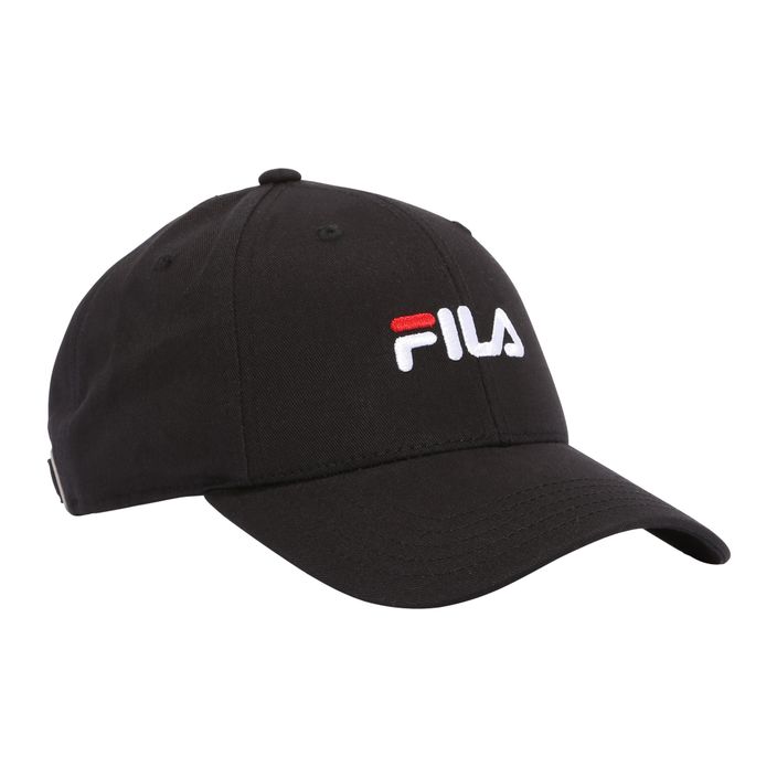 FILA Brasov 6 Panel mit linearem Logo schwarz Baseballkappe 2