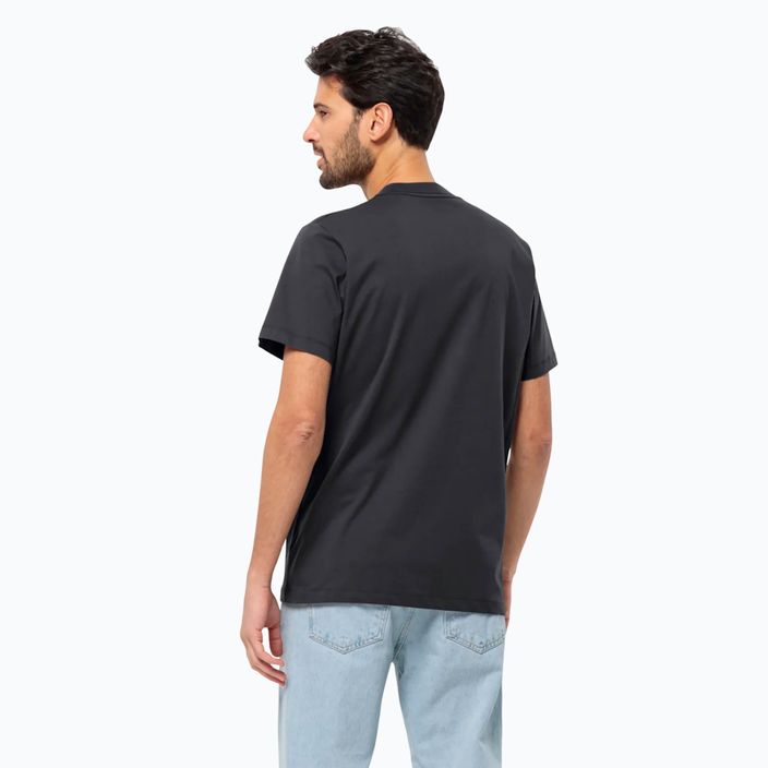 Jack Wolfskin Herren-T-Shirt Essential schwarz 2