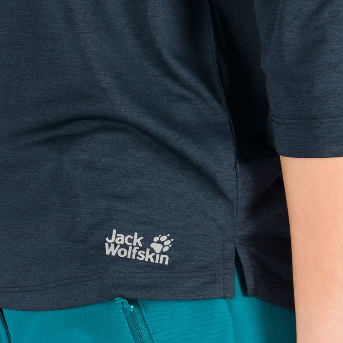 Jack Wolfskin Damen-Trekking-T-Shirt Pack & Go navy blau 1806654_1010 5
