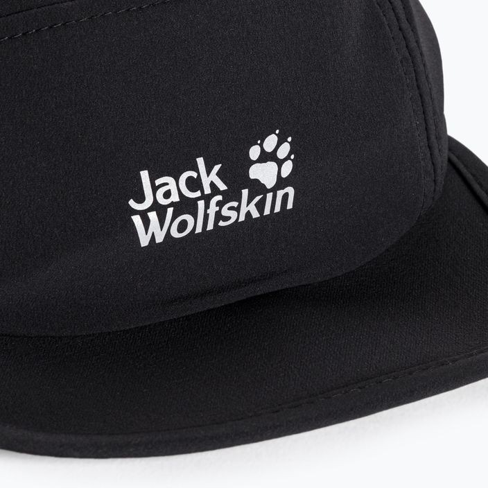 Jack Wolfskin Pack & Go Baseballkappe schwarz 1910511_6000 5