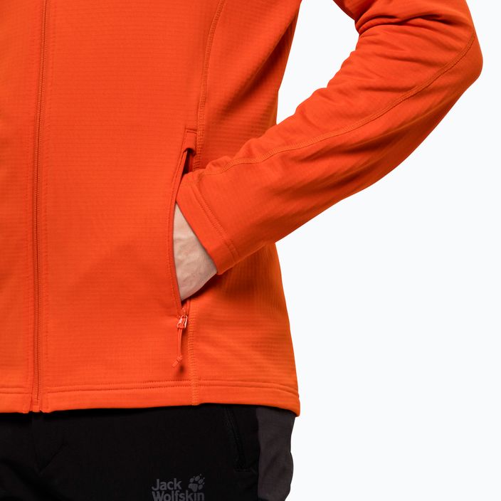 Jack Wolfskin Herren Kolbenberg Fleece-Sweatshirt orange 1710521 3