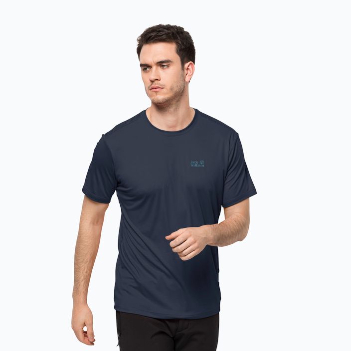 Jack Wolfskin Herren-Trekking-T-Shirt Tech navy blau 1807071_1010