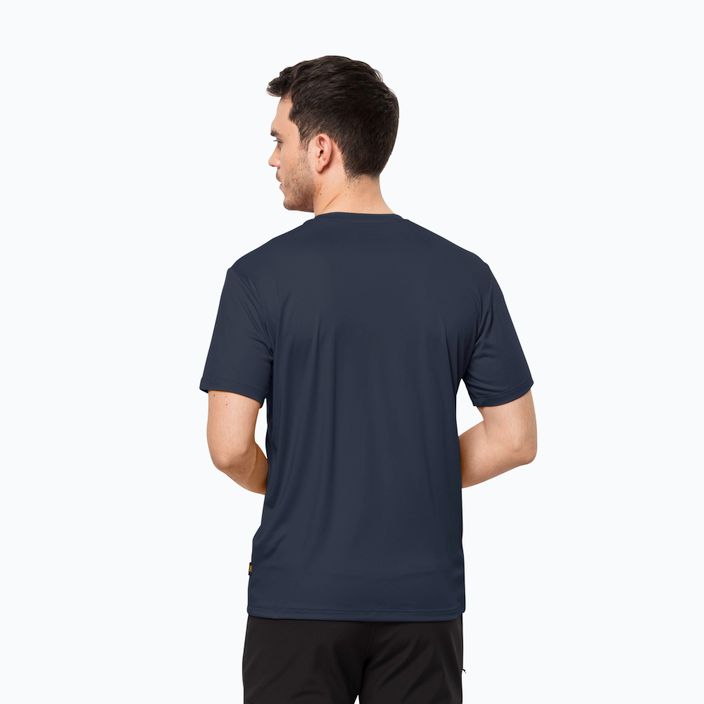 Jack Wolfskin Herren-Trekking-T-Shirt Tech navy blau 1807071_1010 2