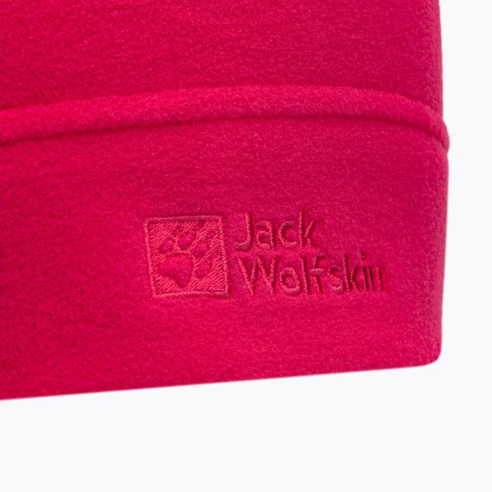 Jack Wolfskin Real Stuff Fleece Wintermütze rosa 1909852 3