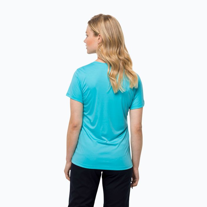 Jack Wolfskin Damen Trekking T-shirt Tech blau 1807122 2