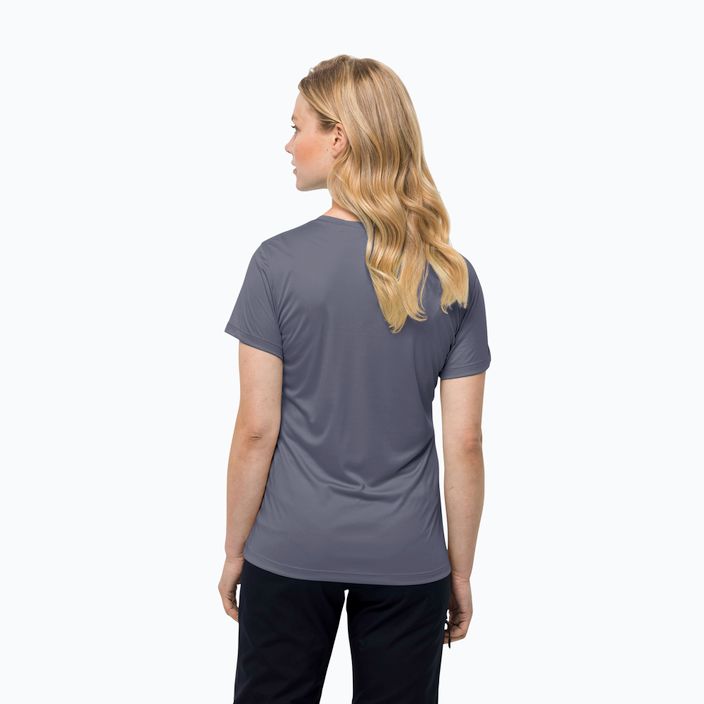 Damen-Trekking-T-Shirt Jack Wolfskin Tech grau 1807122 2