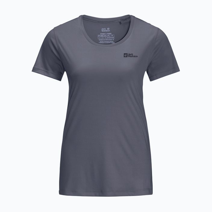 Damen-Trekking-T-Shirt Jack Wolfskin Tech grau 1807122 3
