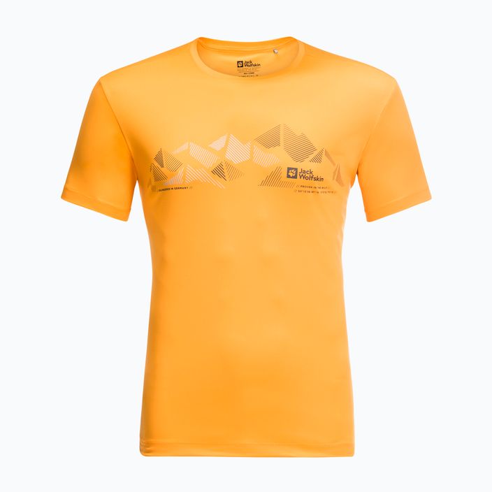 Jack Wolfskin Peak Graphic Herren-Trekking-T-Shirt orange 1807183 4