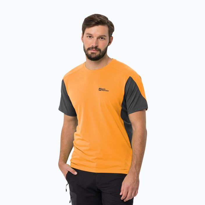 Jack Wolfskin Herren-Trekking-T-Shirt Narrows orange 1807353