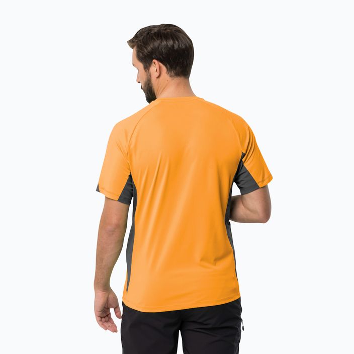 Jack Wolfskin Herren-Trekking-T-Shirt Narrows orange 1807353 2