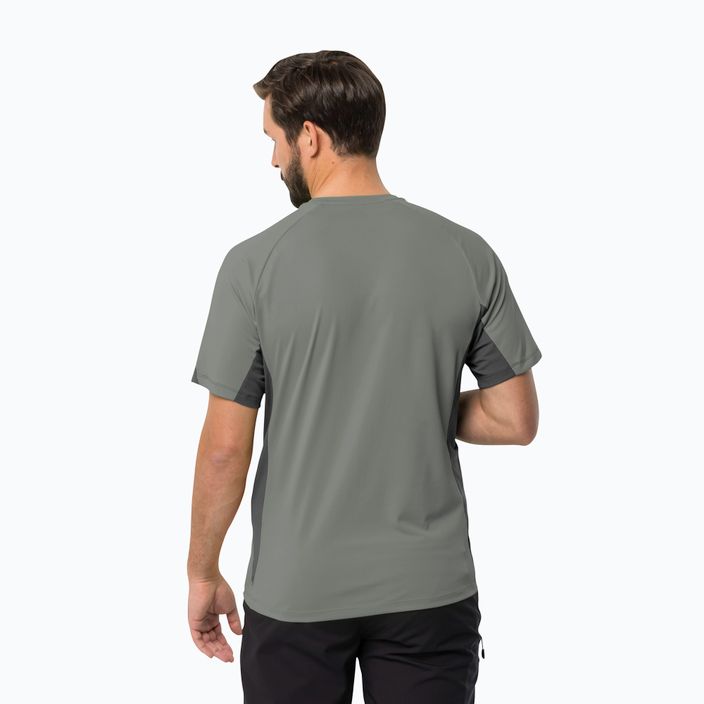 Jack Wolfskin Herren-Trekking-T-Shirt Narrows grün 1807353 2