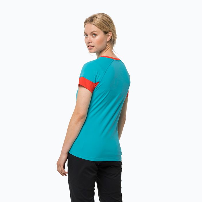 Jack Wolfskin Damen-Trekking-T-Shirt Narrows blau 1807363 2