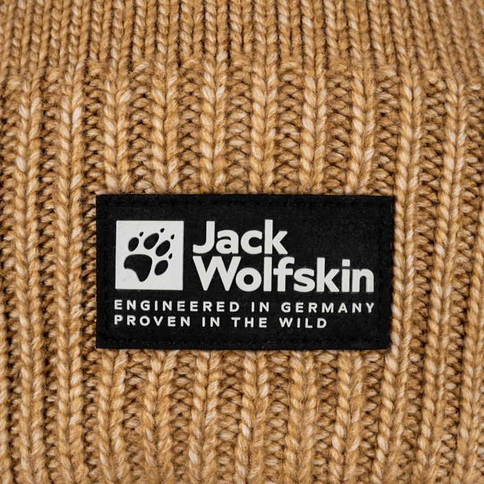 Jack Wolfskin Playn Logo Beanie Wintermütze Streifenhörnchen 4