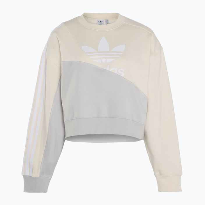 Damen adidas Adicolor Split Trefoil Wunder weiß Sweatshirt