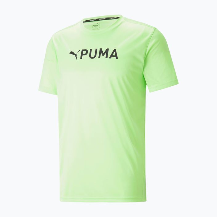 Herren Trainings-T-Shirt PUMA Fit Logo Cf Graphic grün 523098 34