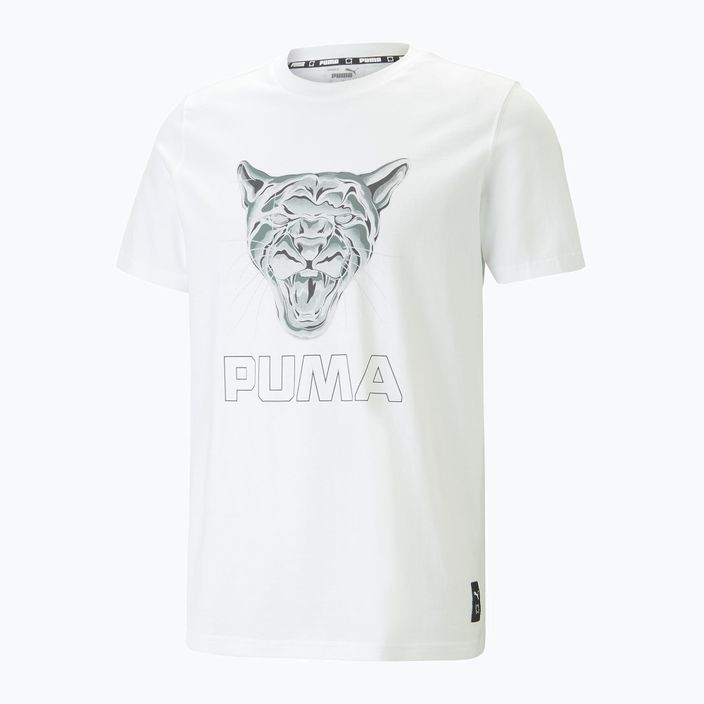 Herren-Basketball-Shirt PUMA Clear Out puma weiß