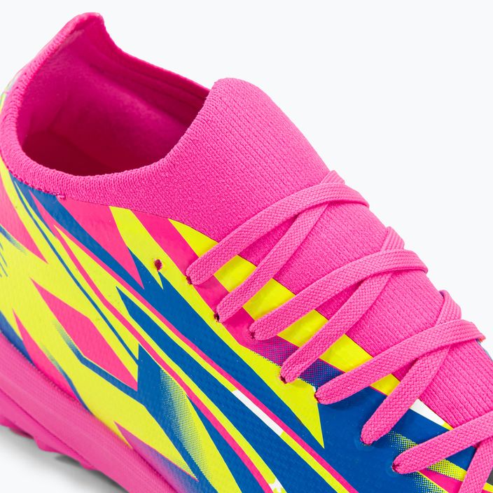 PUMA Ultra Match Energy TT Herren Fußballschuhe leuchtend pink/gelb/ultra blau 10