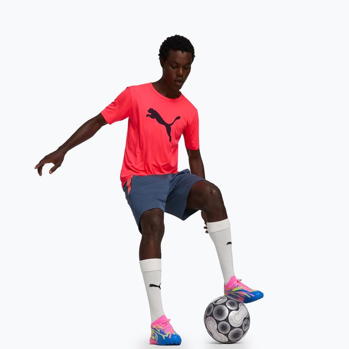 PUMA Ultra Match Energy TT Herren Fußballschuhe leuchtend pink/gelb/ultra blau 3