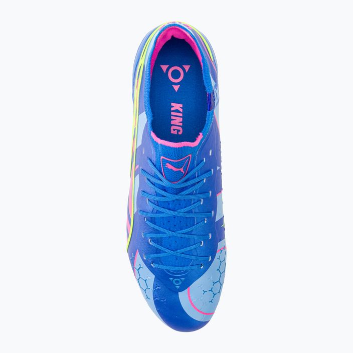 PUMA King Ultimate Energy FG/AG Herren Fußballschuhe Ultrablau/Leuchtend Pink/Leuchtend Blau 6