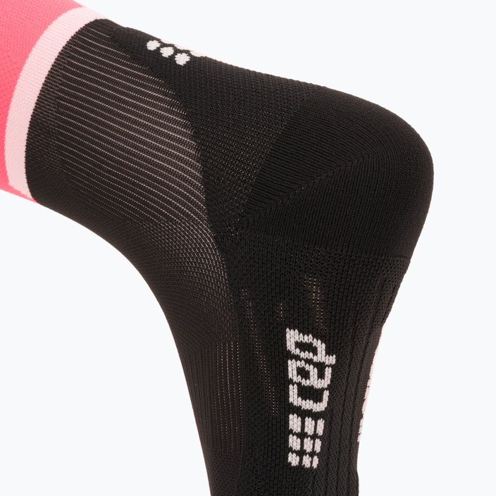 CEP Women's Compression Running Socks 4.0 Mid Cut rosa/schwarz 4