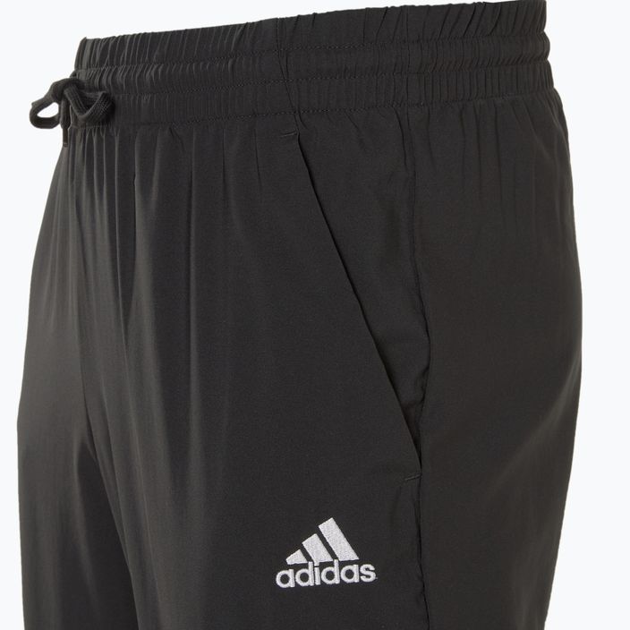 Herren adidas Essentials Small Logo Woven Cargo-Hose 7/8 schwarz 3