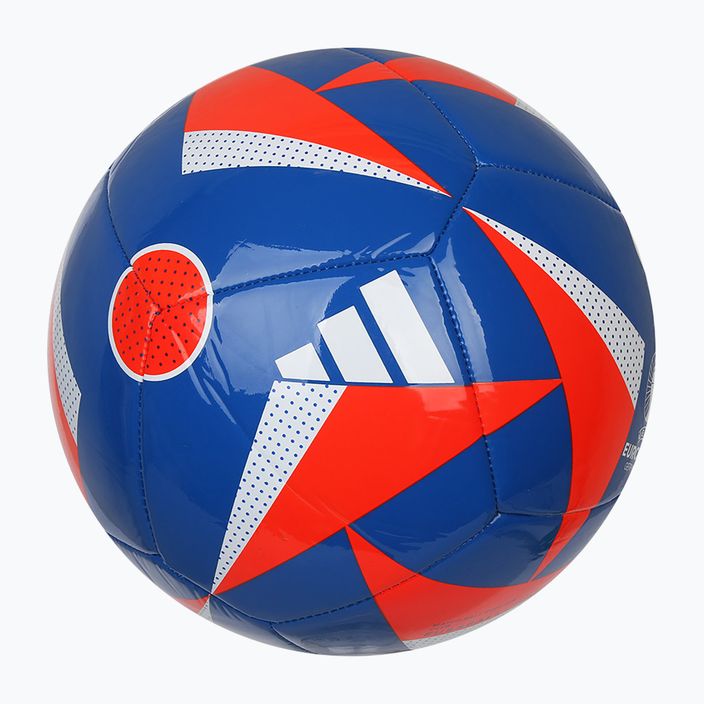 adidas Fussballiebe Club Fußball leuchtet blau/solar rot/weiß Größe 5 2